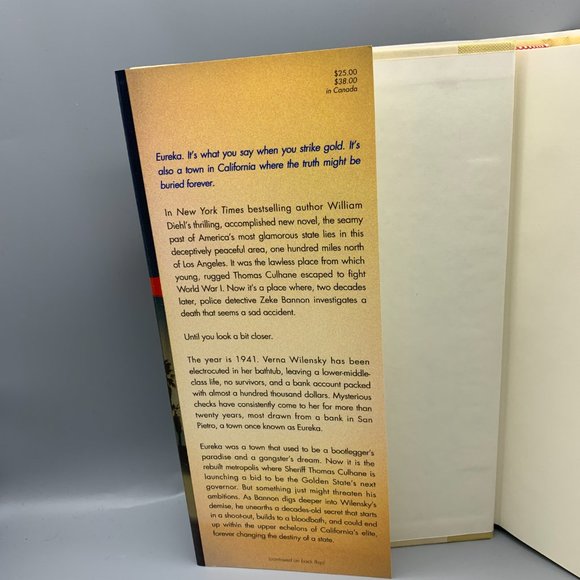 Eureka Hardcover Novel by William Diehl - Picture 4 of 6